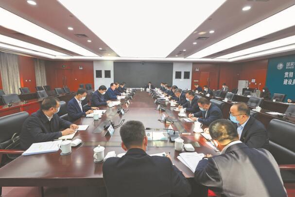 毛偉明董事長、辛保安總經(jīng)理赴國網(wǎng)新疆電力調(diào)研