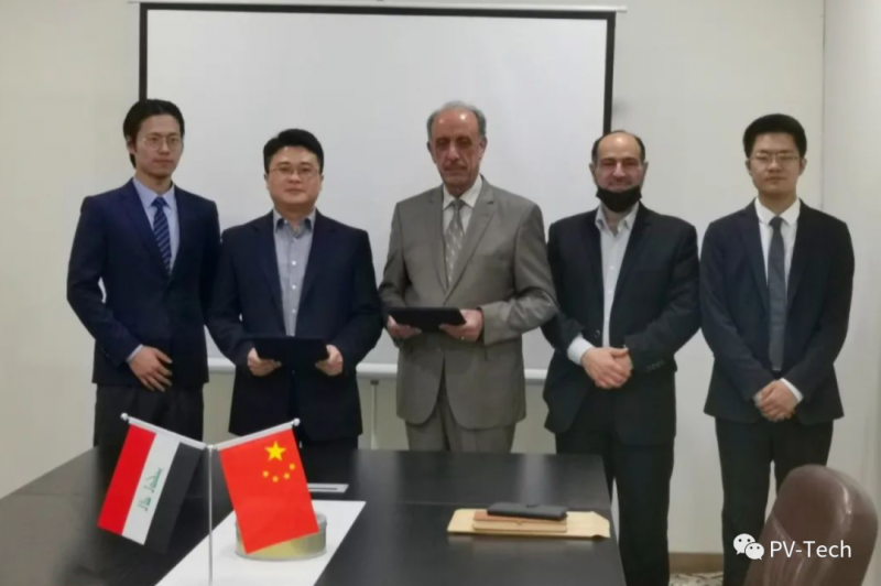 中國(guó)能建與伊拉克、越南簽署355MW光伏項(xiàng)目