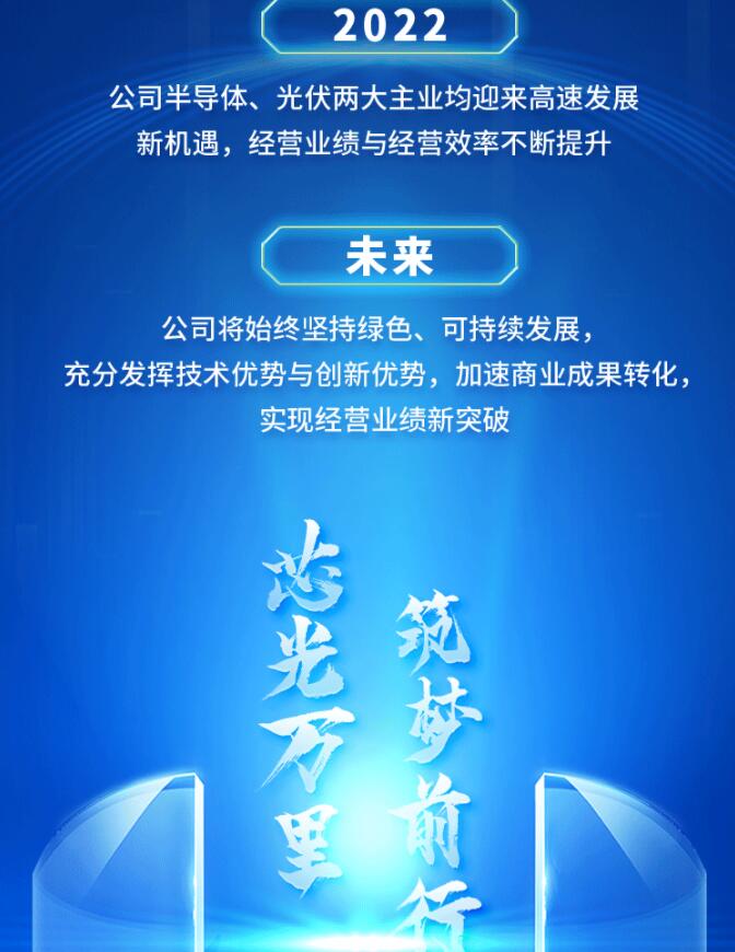 中環(huán)股份2021年度及2022年一季度報告：2022年Q1營收133.68億，同比增長79.13%！