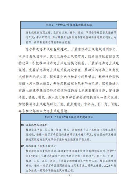 發(fā)改委、能源局等九部委聯(lián)合印發(fā)發(fā)布“十四五”可再生能源規(guī)劃！
