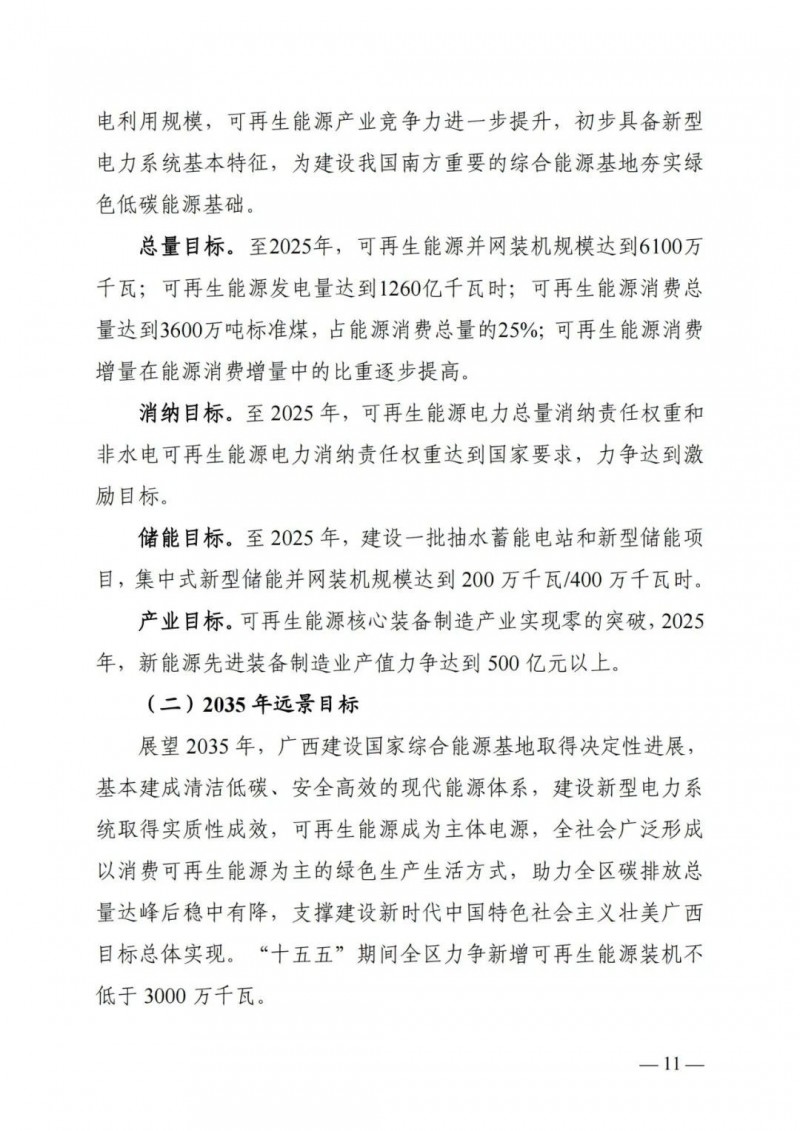 廣西“十四五”規(guī)劃：大力發(fā)展光伏發(fā)電，到2025年新增光伏裝機(jī)15GW！