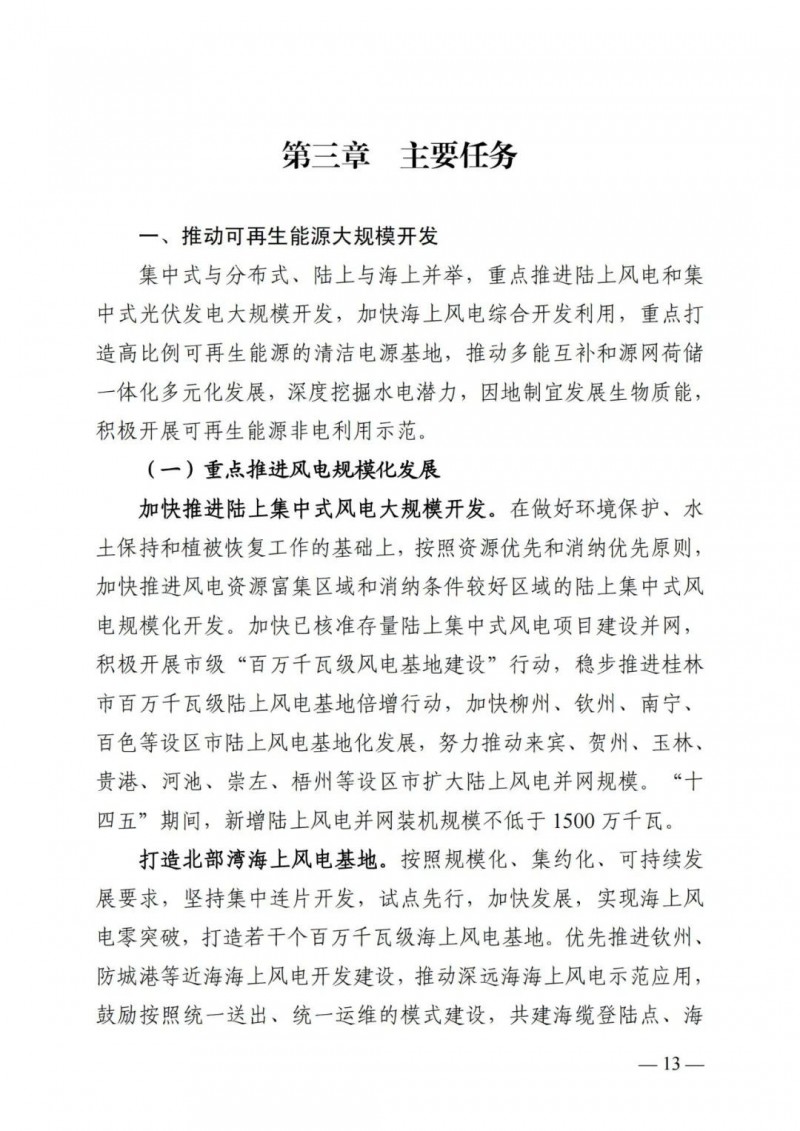 廣西“十四五”規(guī)劃：大力發(fā)展光伏發(fā)電，到2025年新增光伏裝機(jī)15GW！
