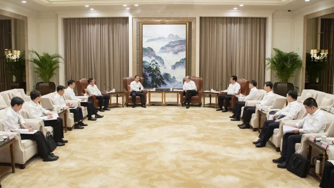 鄒磊、劉明勝拜會福建省委書記尹力、省長趙龍