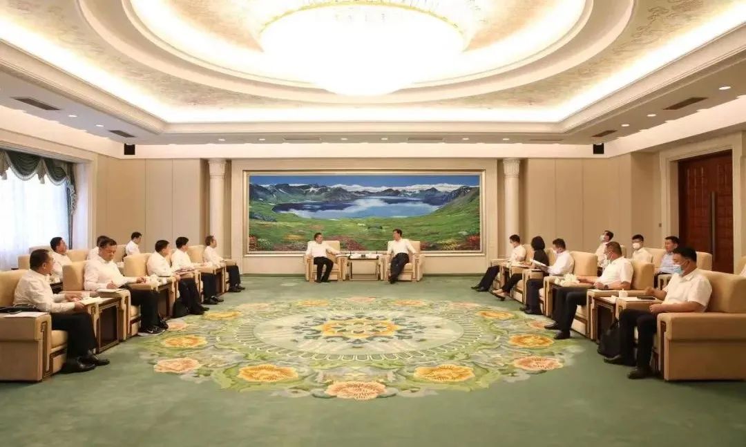 中國能建黨委書記、董事長宋海良拜會吉林省委常委、長春市委書記張志軍
