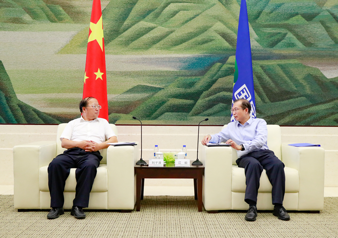 國家電投總經(jīng)理、黨組副書記江毅會見湖北省武漢市委常委、武漢經(jīng)開區(qū)工委書記劉子清
