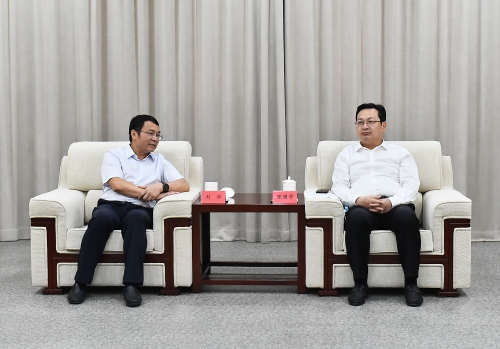 劉源拜會河北省委常委、副省長，雄安新區(qū)黨工委書記、管委會主任張國華