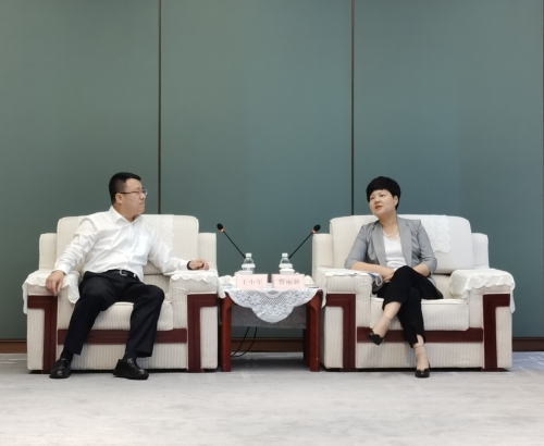 王小軍拜會廣西壯族自治區(qū)黨委常委、常務(wù)副主席蔡麗新