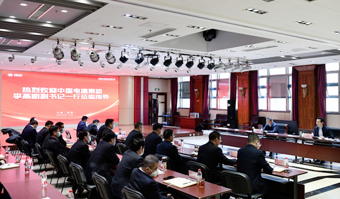 中國電建黨委副書記、董事李燕明到水電基礎(chǔ)局調(diào)研慰問