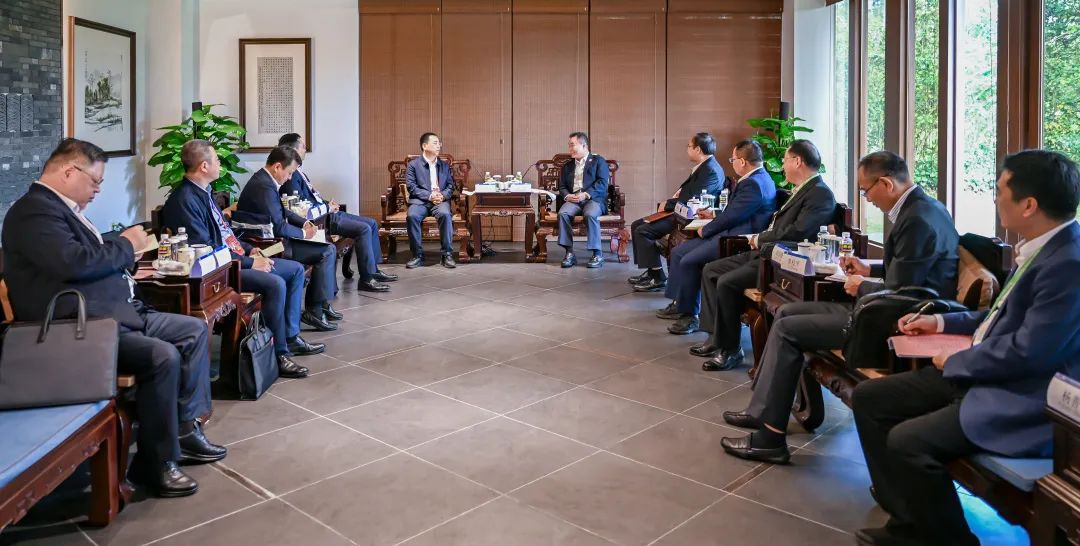 大唐集團(tuán)黨組書記、董事長鄒磊與海南省副省長倪強(qiáng)會談
