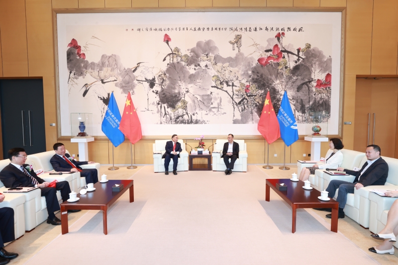 中國(guó)能建黨委書記、董事長(zhǎng)宋海良會(huì)見深交所理事長(zhǎng)陳華平、總經(jīng)理沙雁