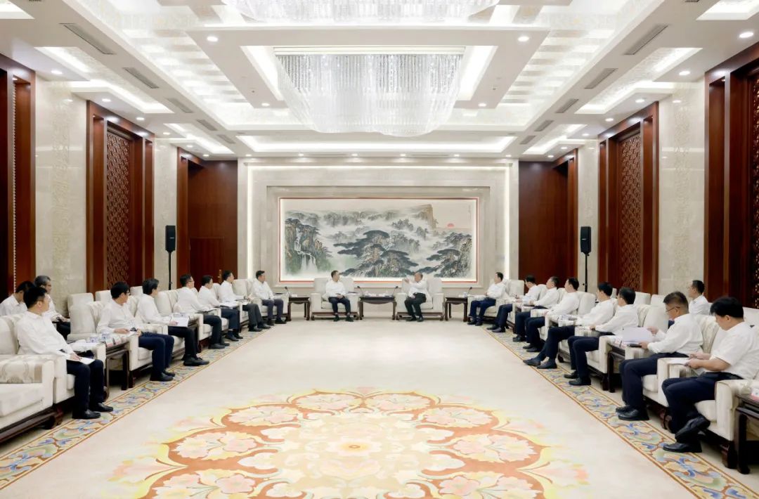 大唐集團鄒磊、劉明勝拜會山東省委書記林武、省長周乃翔