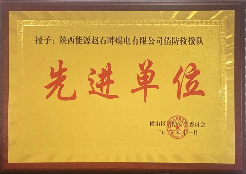 優(yōu)秀！再續(xù)輝煌！陜投集團(tuán)趙石畔煤電消防工作又獲表彰