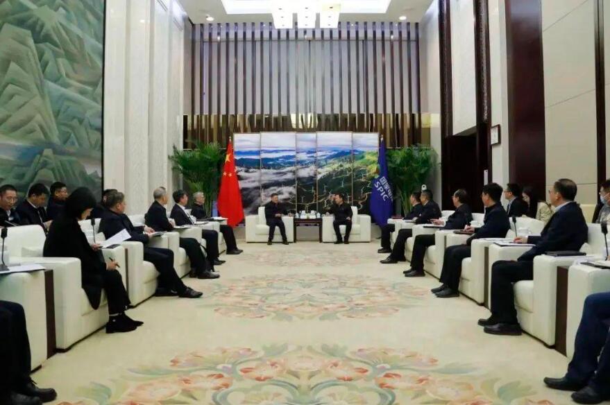 國家電投黨組書記、董事長(zhǎng)劉明勝會(huì)見東方電氣黨組書記、董事長(zhǎng)俞培根