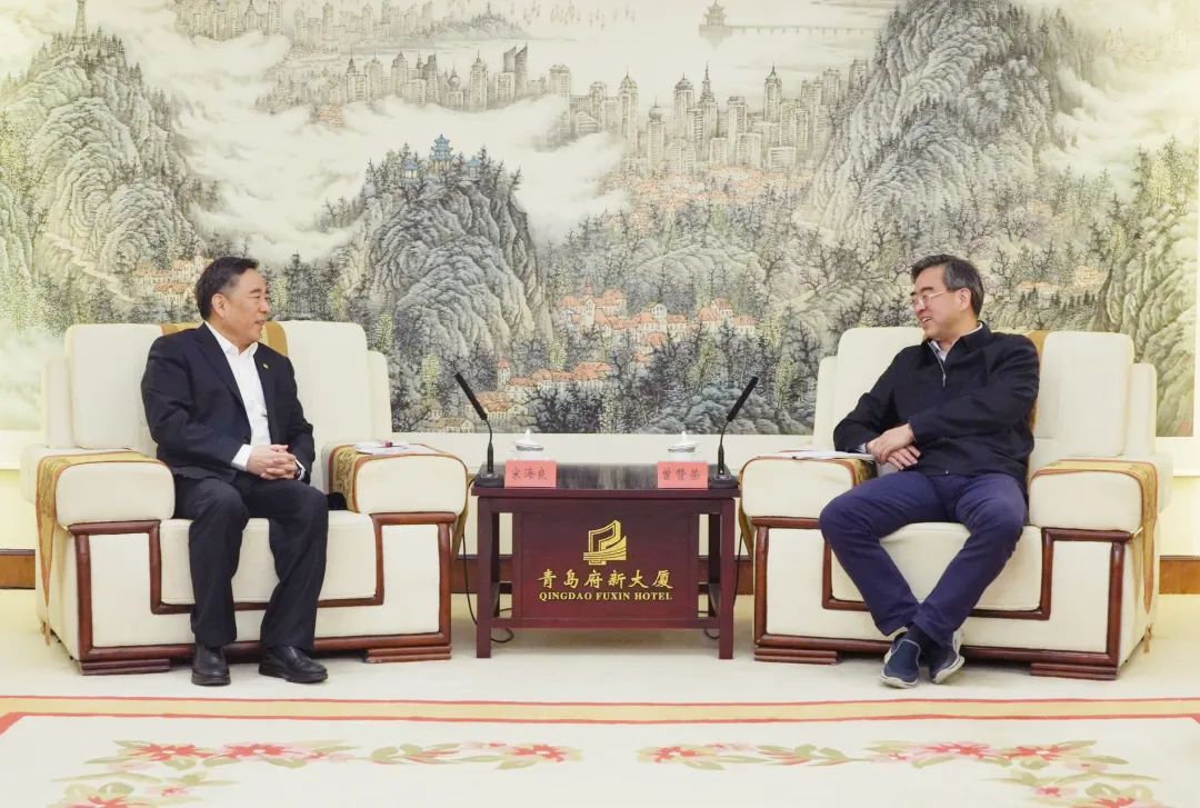 中國(guó)能建黨委書記、董事長(zhǎng)宋海良拜會(huì)山東省委常委、青島市委書記曾贊榮
