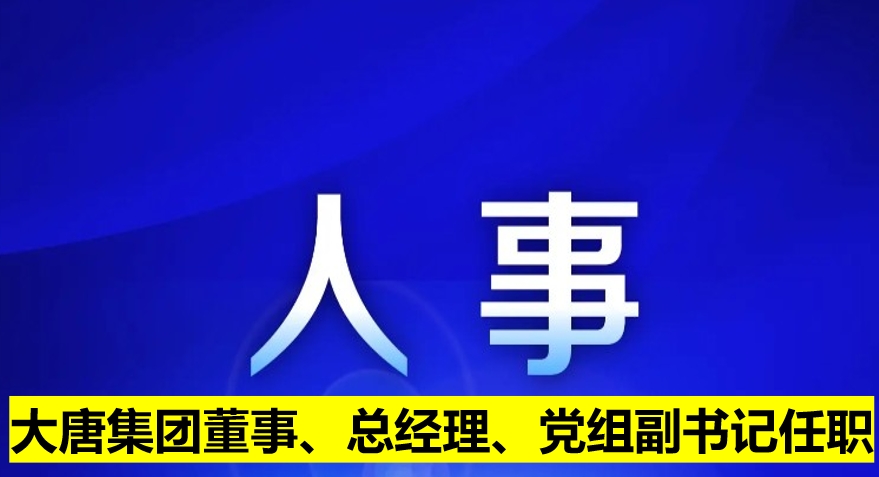 大唐集團董事、總經理、黨組副書記任職
